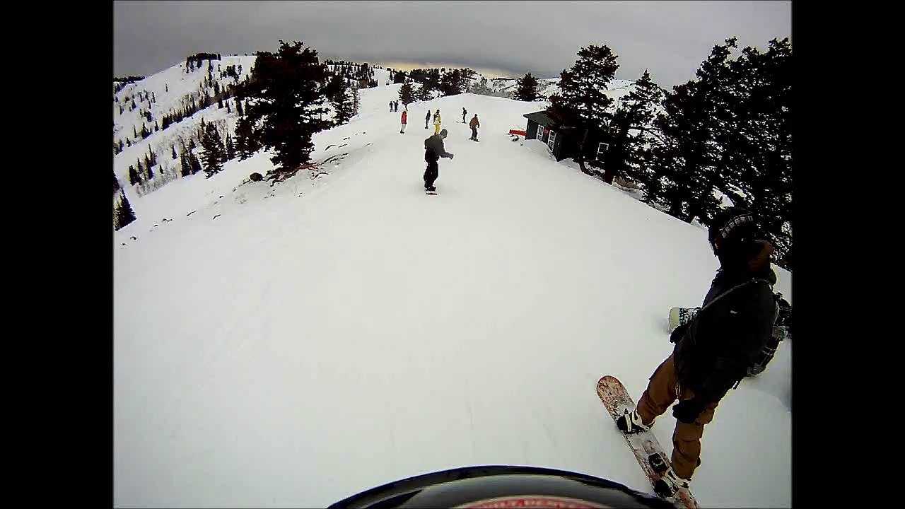 Snow Sketting On Road - Part 1