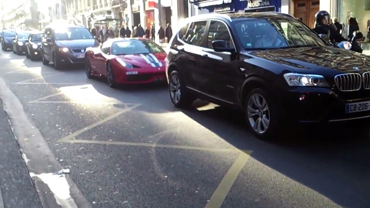Une Ferrari 458 Italia Speciale à Paris