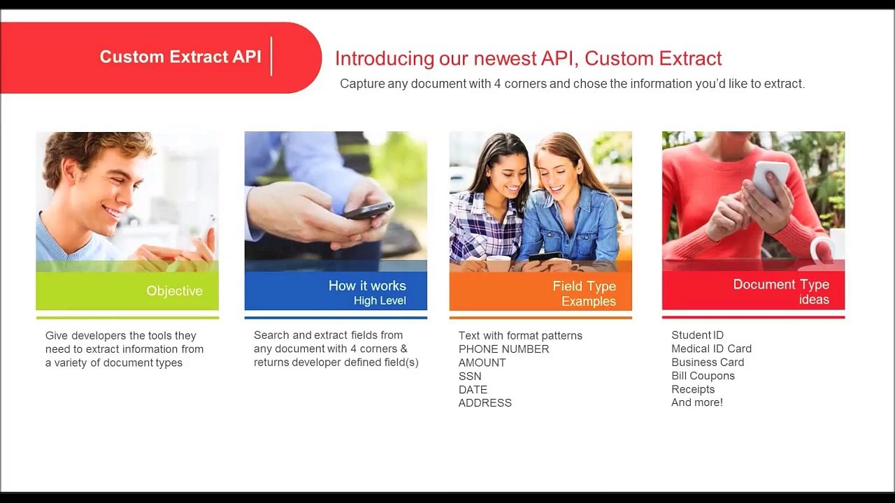 Mitek's Custom Extract API Webinar