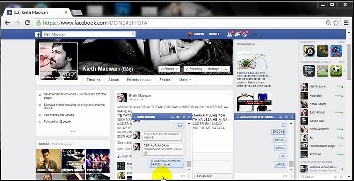 KIETH MACWAN KI DARDNAAK CHUDAE SALEEM GANDU RO GAYA XD