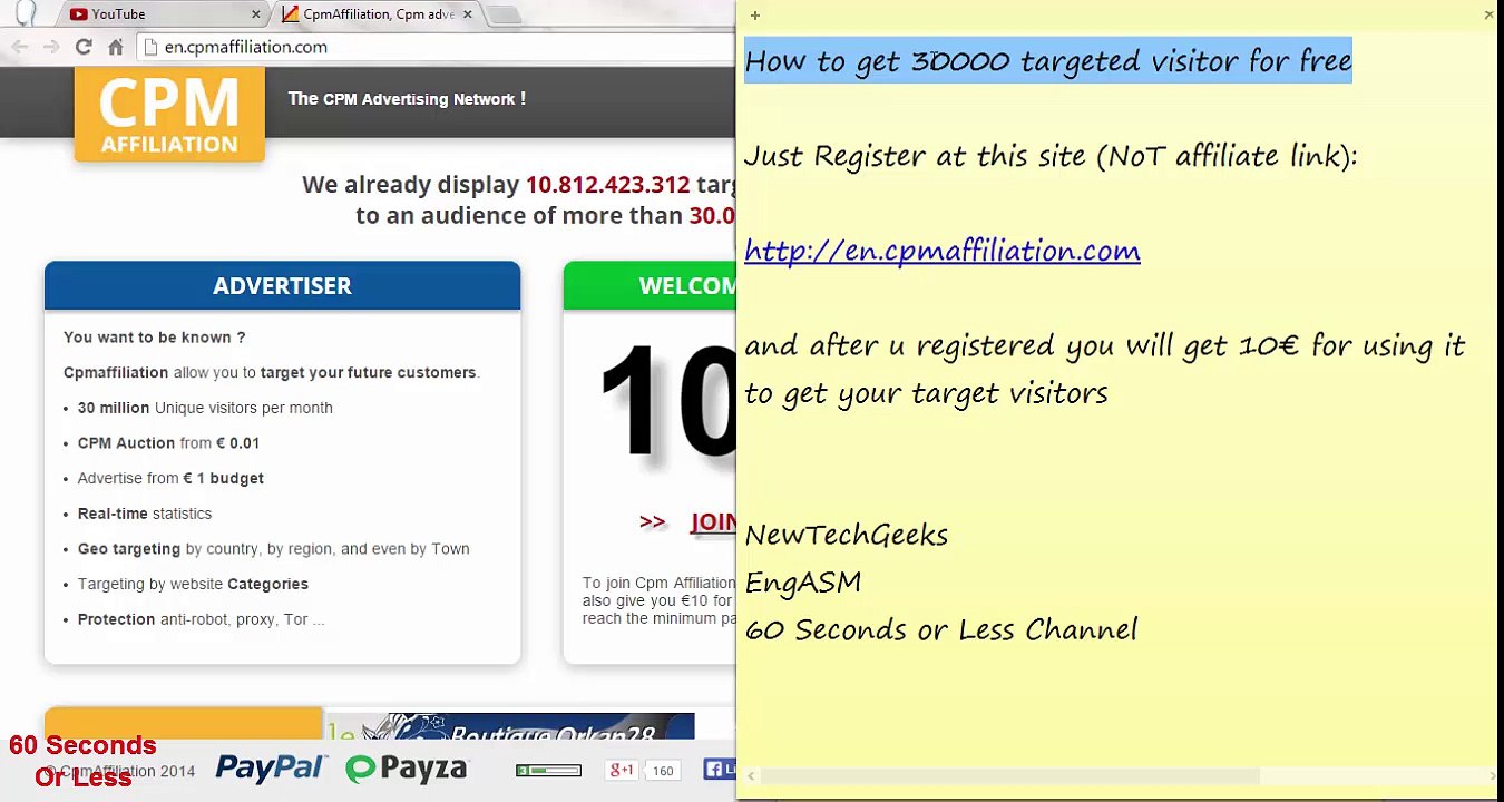 How to get 30000 targeted visitor for free