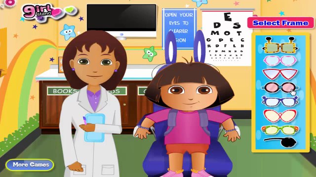 3 IN 1 Games _ Dora and Diego at the Eye Clinic !! Dora at Car Show !! Dora Adventure Dressup !!