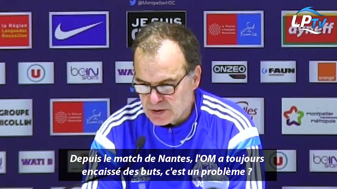 Montpellier 2-1 OM : la réaction de Bielsa