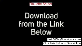 Roulette Sniper - Roulette Sniper Scam