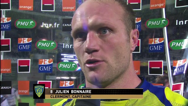 TOP14 - Clermont-Brive: Interview Julien Bonnaire (CLE) - J16 - Saison 2014/2015