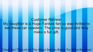 MLB New York Yankees Neoprene Car Coasters Review