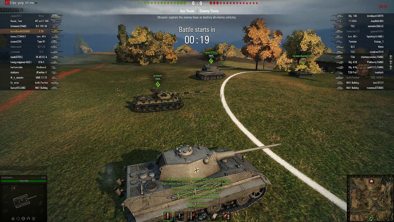 WOT E50 tier 9 medium tank Redshire