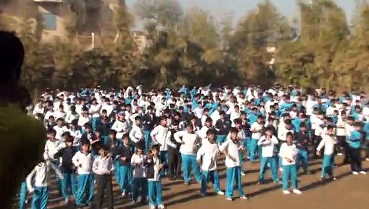 World’s largest Zumba Kids with 1434 students by Nasrullah Michel Ansari