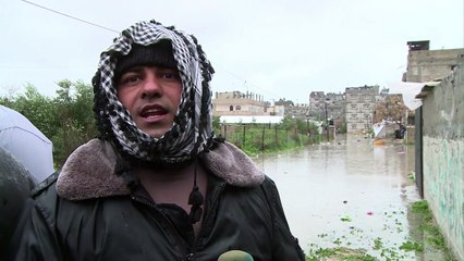 Heavy rain causes severe floods in Gaza Strip