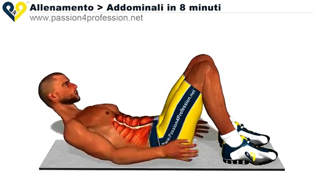 Allenamento addominali in 8 minuti, per addominali perfetti e scolpiti in poco tempo   YouTube