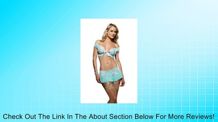 Dreamgirl Women's Plus-Size Seducing Innocence 3 Piece Garter Set Review