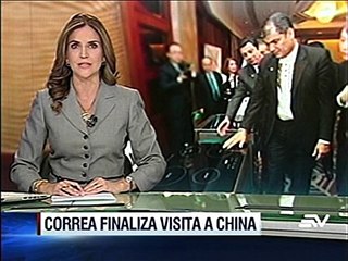 Presidente Correa cierra su visita a China con la firma de varios acuerdos