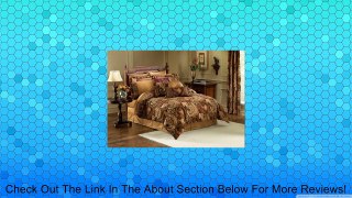 Croscill Home Fashions Burgess California King 4-Piece Comforter Set, Cognac Review