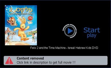 Download Felix 2 and the Time Machine - Isreali Hebrew Kids DVD Movie Online Full