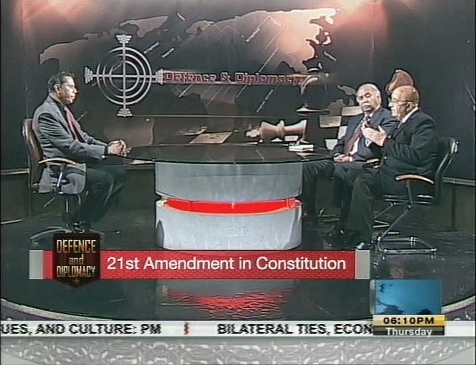 Defence & Diplomacy: 21st Amendment to Pakistan's Constitution