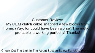 MOTION PRO CABLE CLU KAW 03-0191 Review