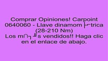 Carpoint 0640060 - Llave dinamométrica (28-210 Nm) opiniones