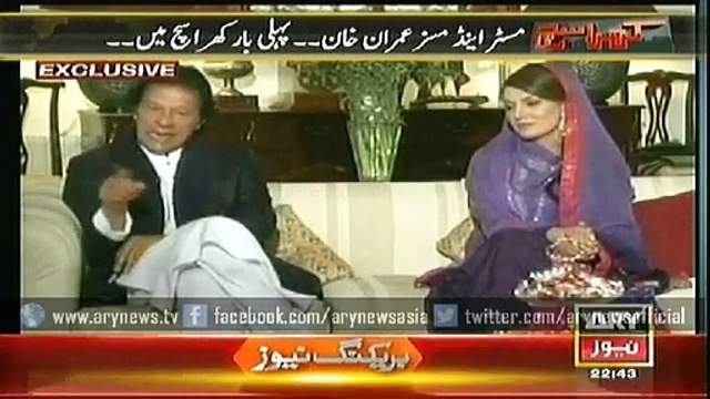 Imran khan views about West culture- Imran khan and Reham khan First interview after marriage in Khara Sach with Mubashir Luqman