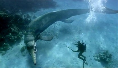 Plongeur apnée découvre un dinosaure !!!