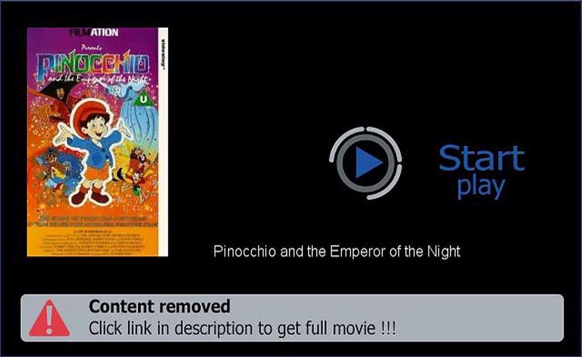 Download Pinocchio and the Emperor of the Night Movie Online