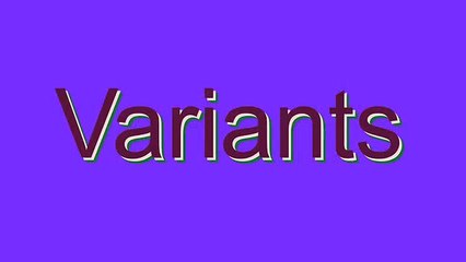 How to Pronounce Variants