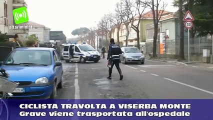 Rimini, ciclista travolta in via Beltramini a Viserba Monte, è gravè