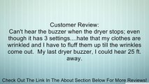 7.0 Cu. Ft. Capacity Stainless Steel Electric Dryer with HE Sensor Dry - White Review