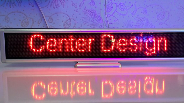 Ofis içi metalik led pano