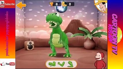 Curious George and the dancing Dinosaur - Game Cartoon TV Kids APP