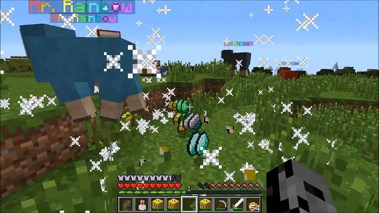 Minecraft- THE QUEEN CHALLENGE GAMES - Lucky Block Mod - Modded Mini-Game