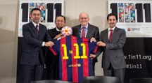 La Fundació FC Barcelona, l’Unicef i Reach Out to Asia llancen la campanya ‘1 in 11’
