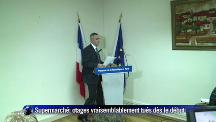 Supermarché:les otages "vraisemblablement" tués dès le début