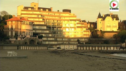 Dinard  |   Hiver plage de l'Ecluse - Bretagne Télé