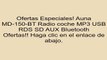 Auna MD-150-BT Radio coche MP3 USB RDS SD AUX Bluetooth opiniones