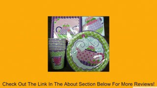 Tea Party Tableware Set - Includes Plates Cups Napkins for 8 People (32 pc set) Review