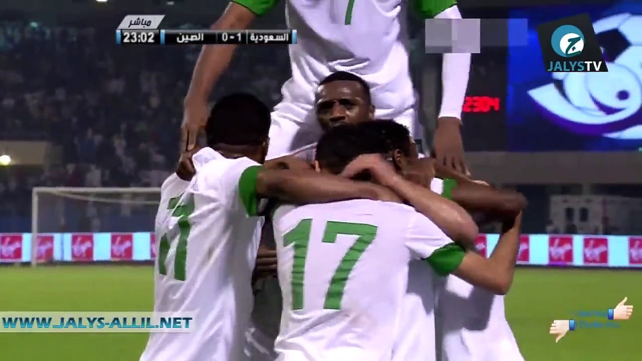 السعودية Vs الصين - تصفيات كأس آسيا 2015 - أهداف المباراه - HD