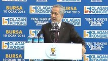 Başbakan Yardımcısı Bülent Arınç AK Parti Bursa İl Kongresinde Konuştu