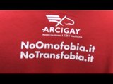 Napoli - Il flash mob dell'Arcigay contro l'omofobia -1- (10.01.15)