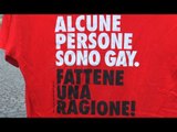 Napoli - Il flash mob dell'Arcigay contro l'omofobia -2- (10.01.15)