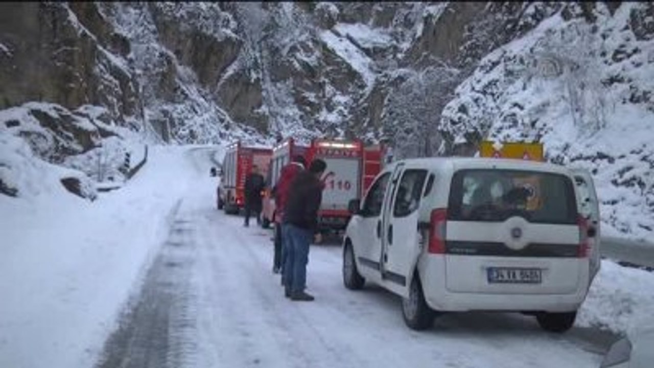 Trabzon'da Çığ