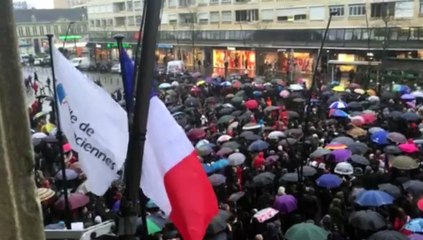 Valenciennes : rassemblement pour Charlie et la République