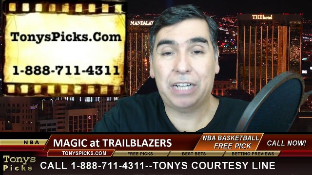 Portland Trailblazers vs. Orlando Magic Free Pick Prediction NBA Pro Basketball Odds Preview 1-10-2014