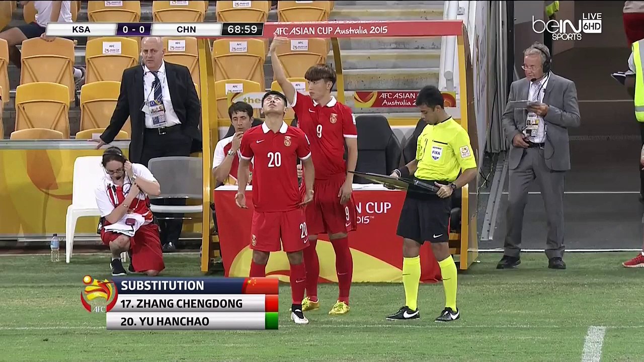 الشوط الثاني كاملاً - السعودية 0 × 1 الصين تعليق فهد العتيبي