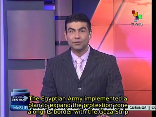 Egypt extends security zone in Gaza border