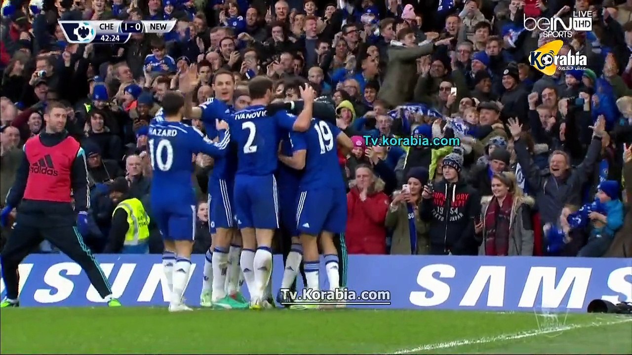 تشيلسي يتقدم 2/0 علي نيوكاسل يونايتد