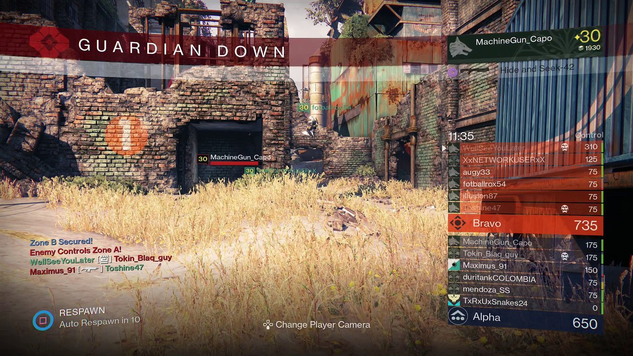 Destiny PS4 Competitive Part 437 - Iron Banner (Rusted Lands, Earth) [With Commentary]