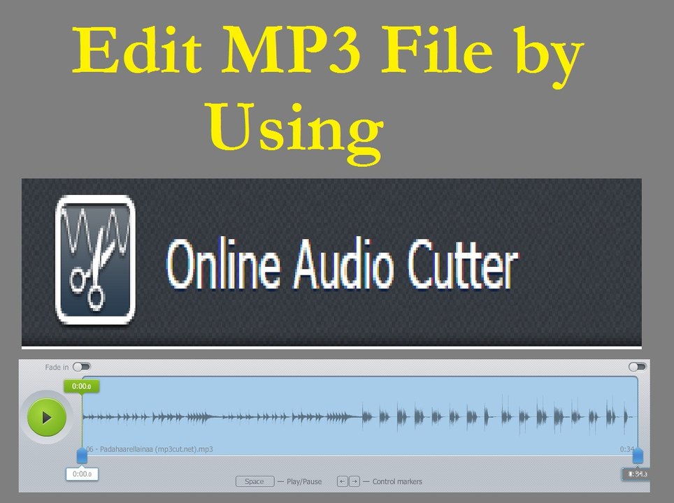 How to Edit Mp3 File By using Online Audio cutter Website