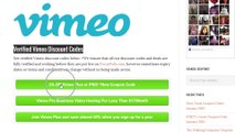 Vimeo Coupon Code, Discount Code & Deals - Verified Coupons