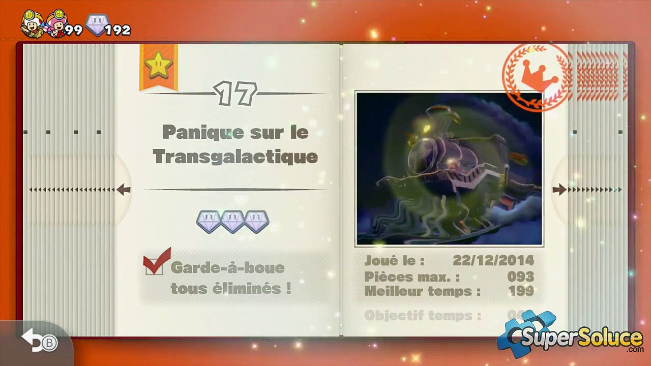 Captain Toad : L’Objectif Temps de Panique sur le Transgalactique