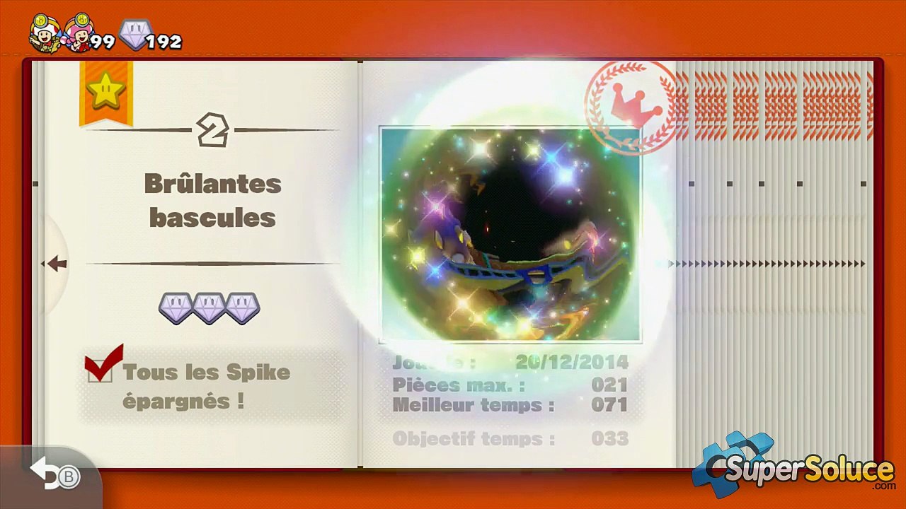 Captain Toad : L’Objectif Temps de Brûlantes bascules